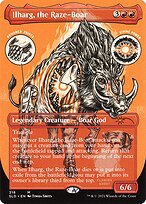 Ilharg, the Raze-Boar (SLD-318) - mythic (Borderless)