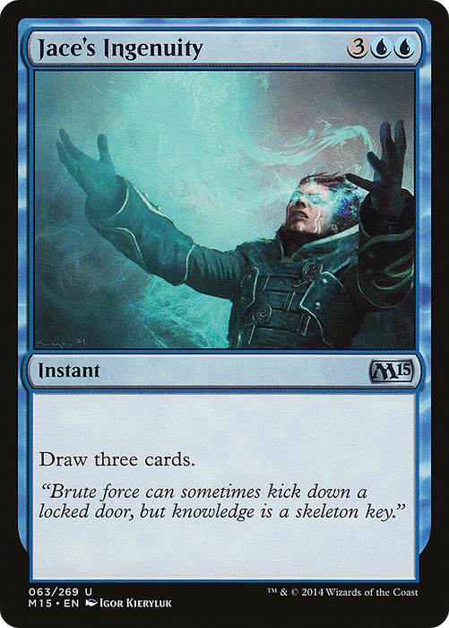 Jace's Ingenuity (M15-063) - uncommon - Foil