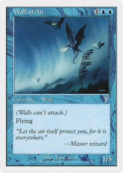 Wall of Air (7ED-111) - uncommon