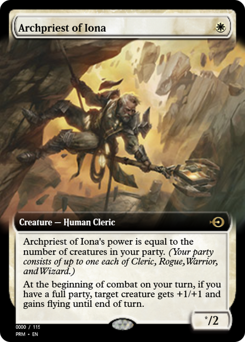Archpriest of Iona (PRM-83764) - rare - Foil