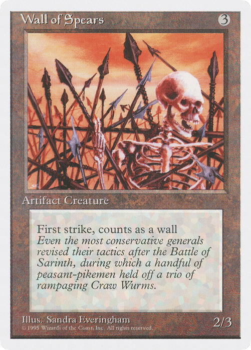 Wall of Spears (4ED-356) - common