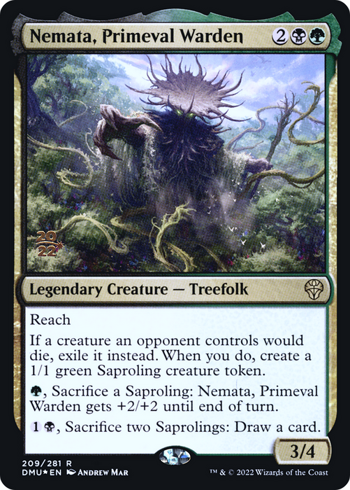 Nemata, Primeval Warden (PRE-209S) - rare - Foil