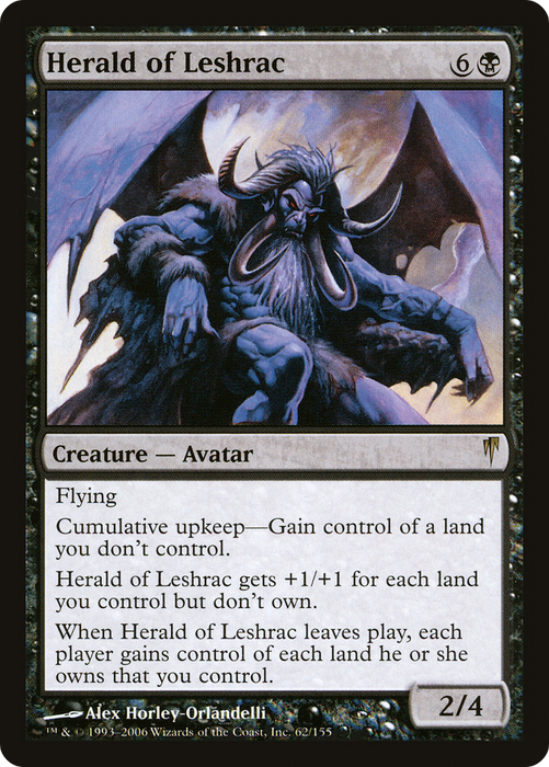 Herald of Leshrac (CSP-062) - rare - Foil