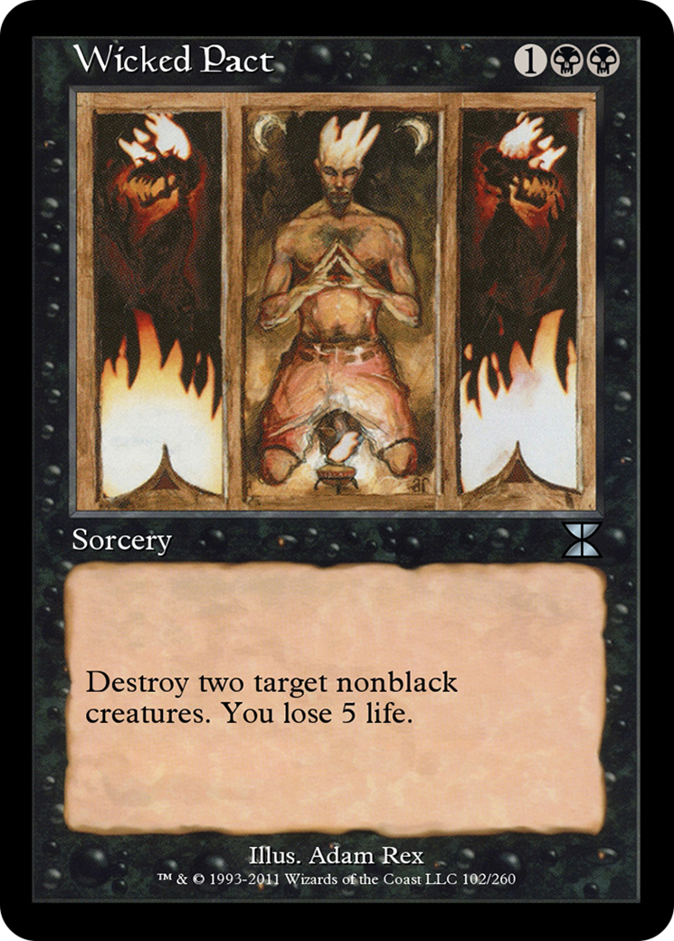 Wicked Pact (ME4-102) - uncommon - Foil