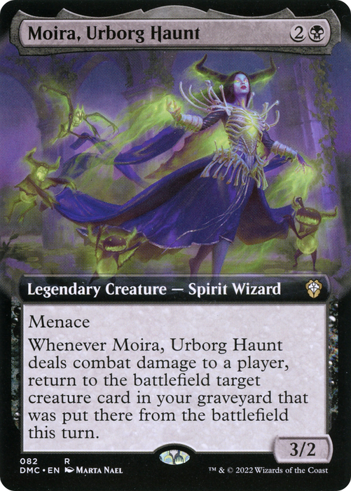 Moira, Urborg Haunt (DMC-082) - rare: (Extended Art)