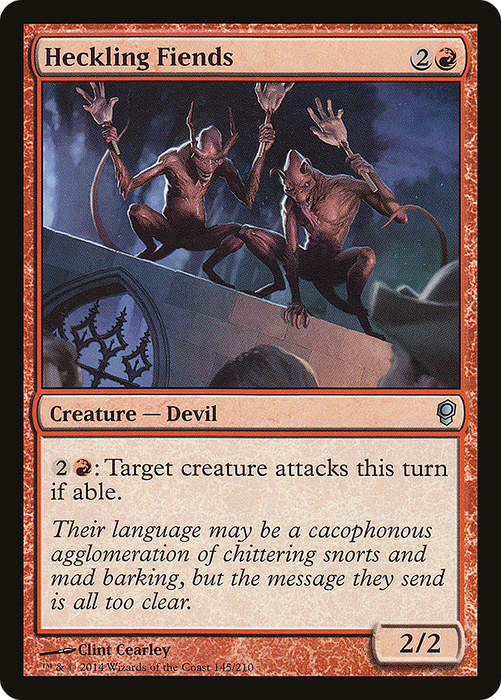 Heckling Fiends (CNS-145) - uncommon - Foil