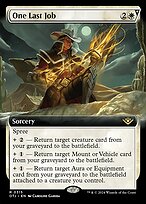 One Last Job (OTJ-315) - rare: (Extended Art, spree)