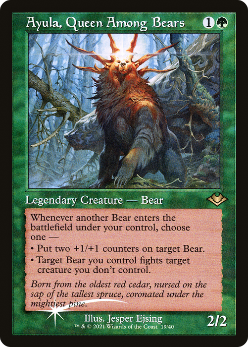 Ayula, Queen Among Bears (MH1-019) - rare - Foil