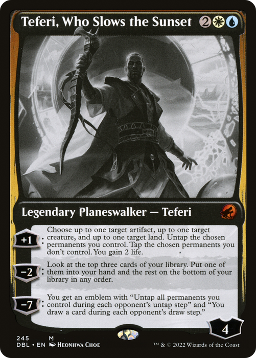 Teferi, Who Slows the Sunset (DBL-245) - mythic - Foil