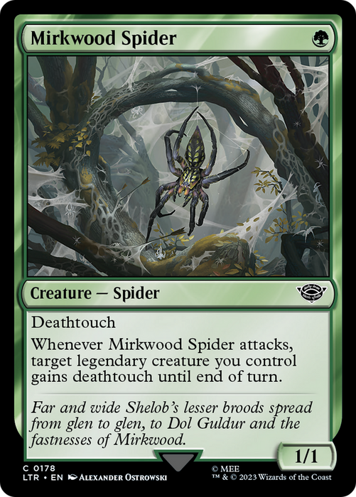 Mirkwood Spider (LTR-178) - common