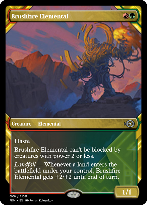 Brushfire Elemental (PRM-83710) - uncommon