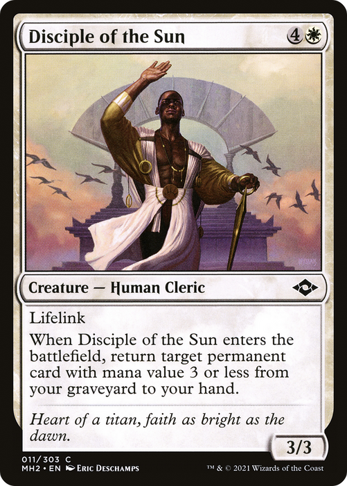 Disciple of the Sun (MH2-011) - common - Foil