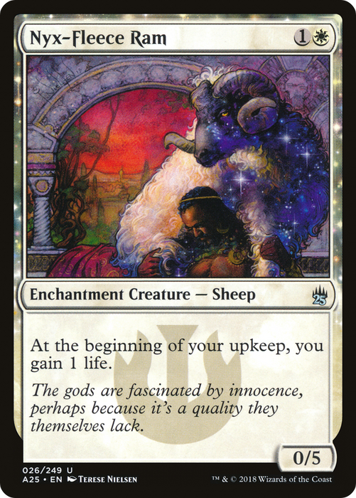 Nyx-Fleece Ram (A25-026) - uncommon: (enchantment)