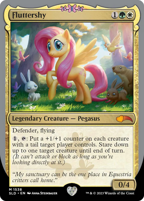 Fluttershy (SLD-1538) - mythic - Foil