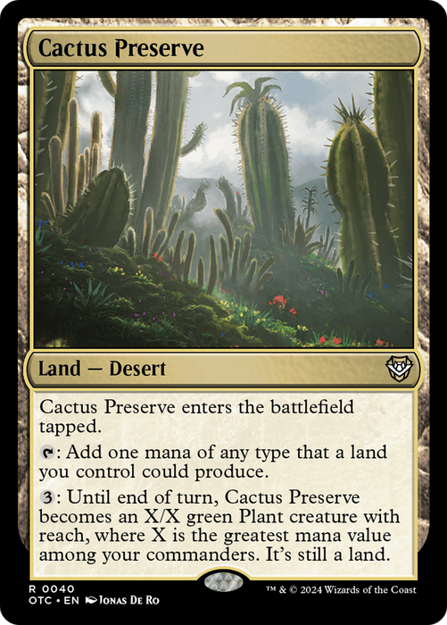 Cactus Preserve (OTC-040) - rare