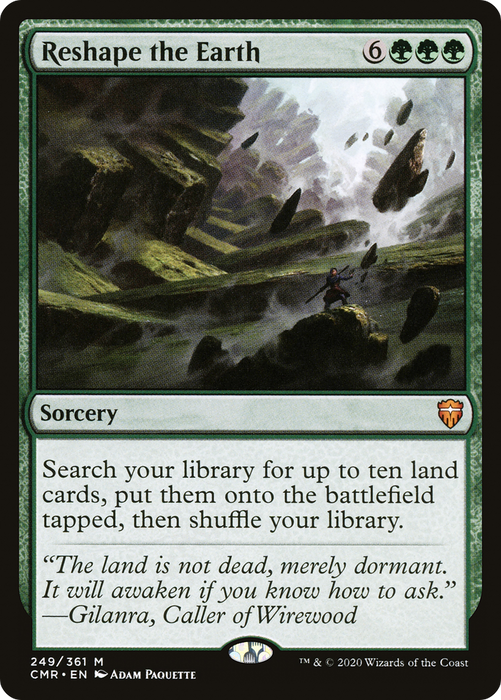 Reshape the Earth (CMR-249) - mythic - Foil