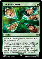 The Five Doctors (WHO-101) - rare - Foil