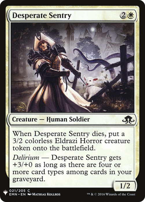 Desperate Sentry (LIST-EMN-21) - common