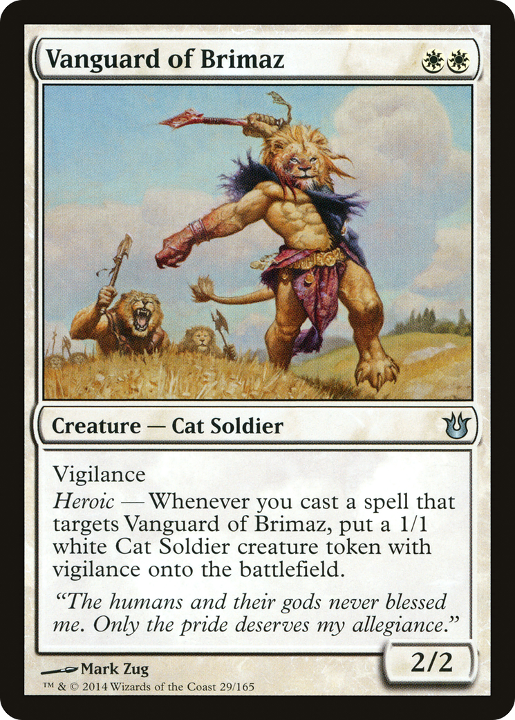 Vanguard of Brimaz (BNG-029) - uncommon - Foil