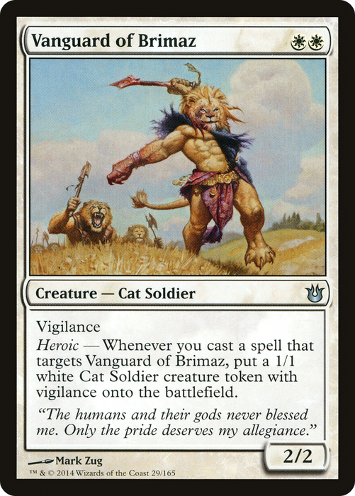 Vanguard of Brimaz (BNG-029) - uncommon - Foil
