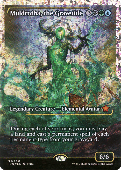 Muldrotha, the Gravetide (FDN-440) - mythic: (Showcase) - Foil