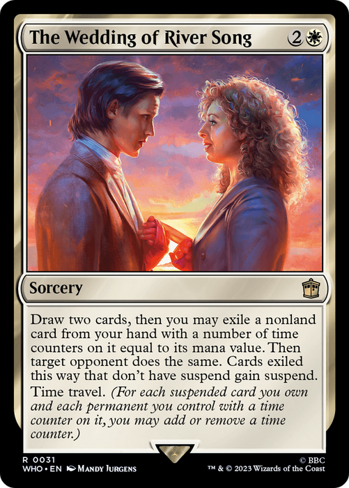The Wedding of River Song (WHO-031) - rare - Foil