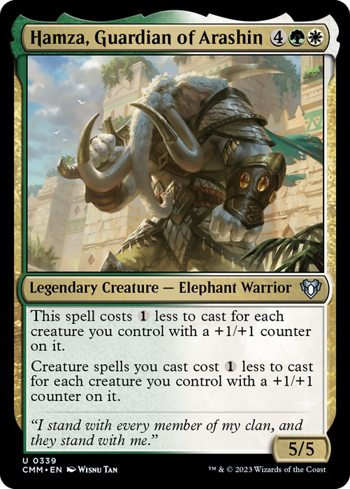 Hamza, Guardian of Arashin (CMM-339) - uncommon - Foil