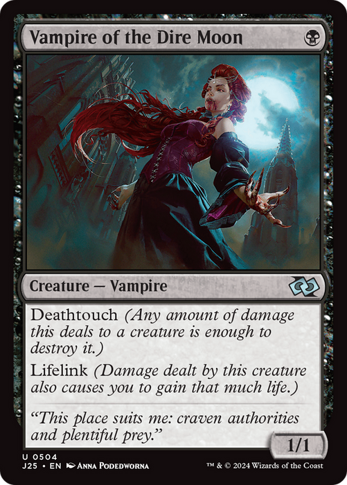 Vampire of the Dire Moon (J25-504) - uncommon