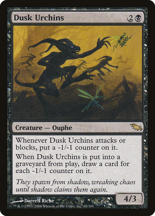 Dusk Urchins (SHM-065) - rare - Foil