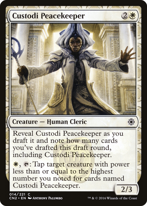Custodi Peacekeeper (CN2-014) - common: (draft) - Foil