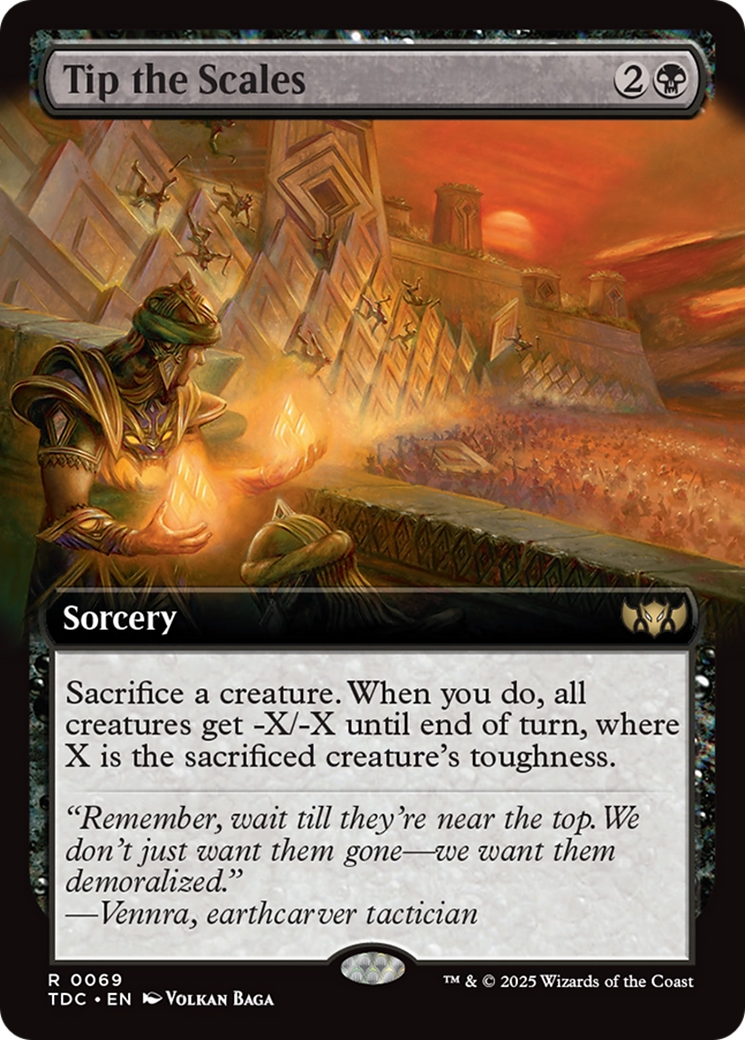 Tip the Scales (TDC-069) - rare: (Extended Art)