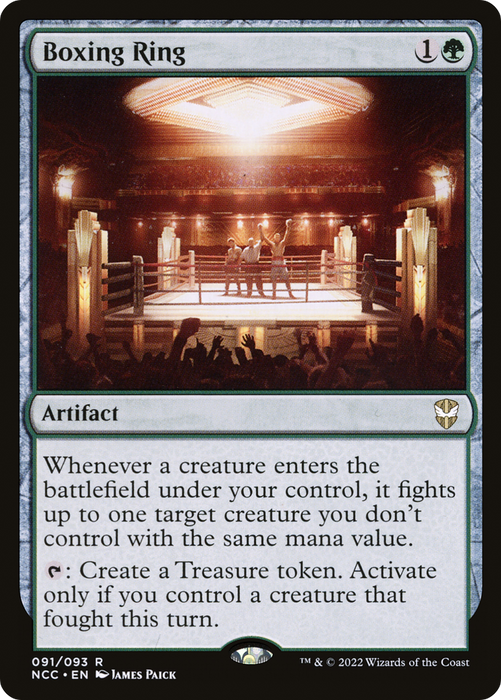 Boxing Ring (NCC-091) - rare - Foil