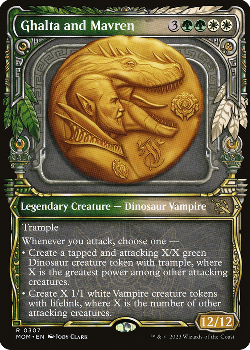 Ghalta and Mavren (MOM-307) - rare: (Showcase)