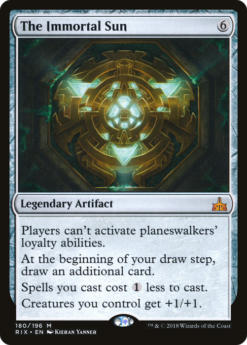 The Immortal Sun (RIX-180) - mythic - Foil