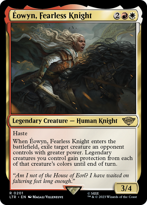Éowyn, Fearless Knight (LTR-201) - rare - Foil