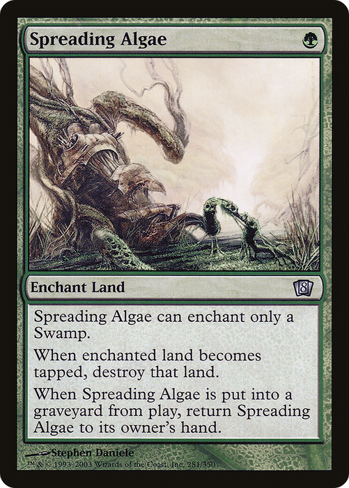 Spreading Algae (8ED-281★) - uncommon - Foil