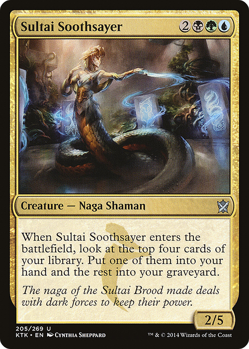 Sultai Soothsayer (KTK-205) - uncommon - Foil