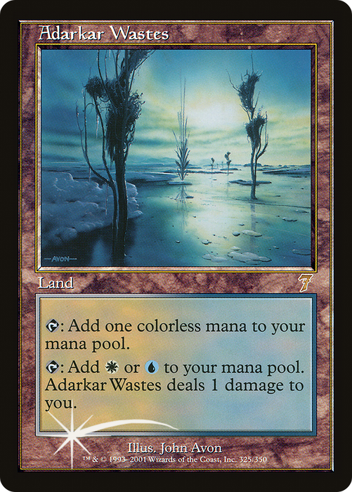 Adarkar Wastes (7ED-325★) - rare - Foil
