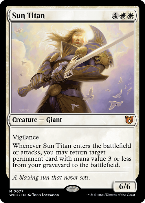 Sun Titan (WOC-077) - mythic