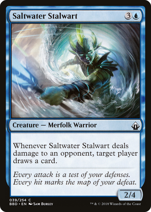 Saltwater Stalwart (BBD-039) - common - Foil