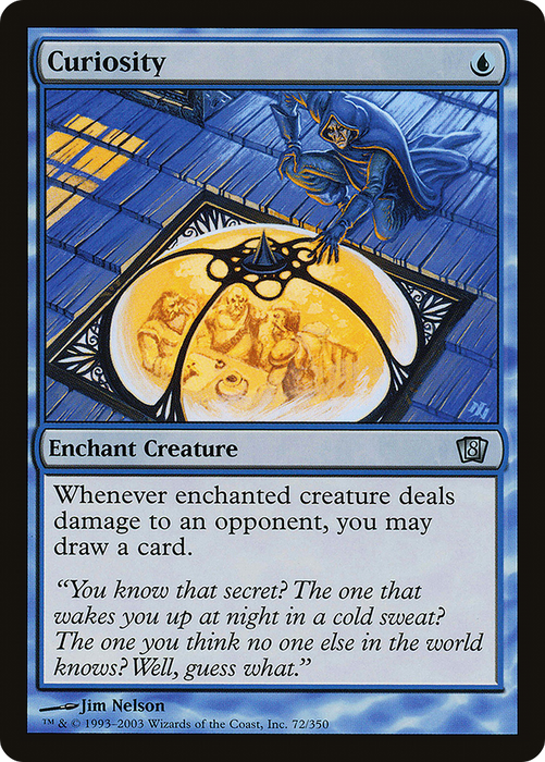 Curiosity (8ED-72★) - uncommon - Foil