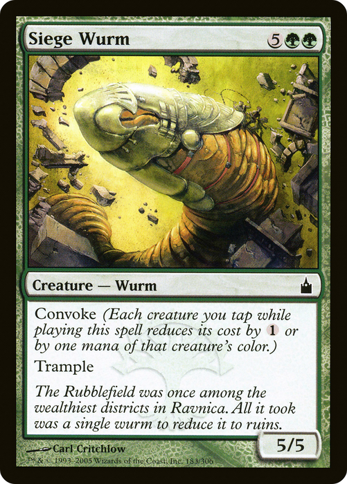 Siege Wurm (RAV-183) - common