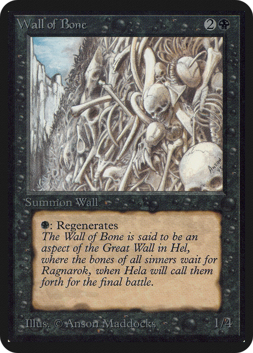 Wall of Bone (LEA-132) - uncommon