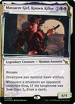 Massacre Girl, Known Killer (MKM-380) - mythic: (Showcase) - Foil