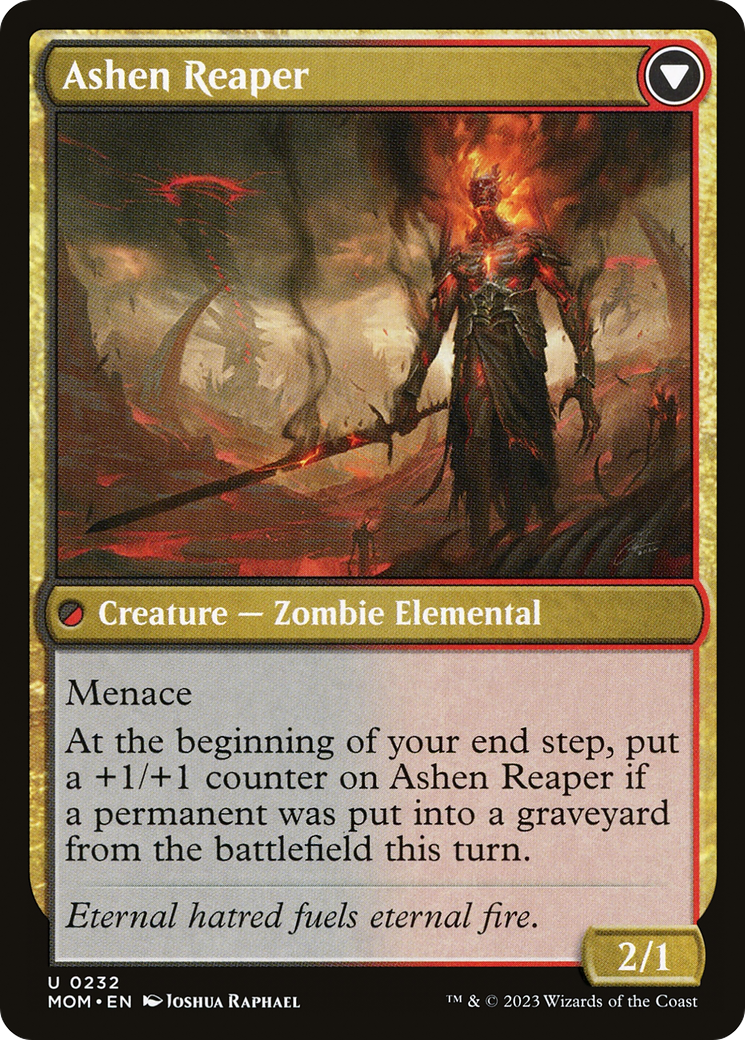 Invasion of Azgol // Ashen Reaper (MOM-232) - uncommon