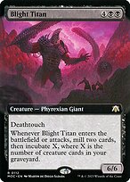 Blight Titan (MOC-112) - rare: (Extended Art)