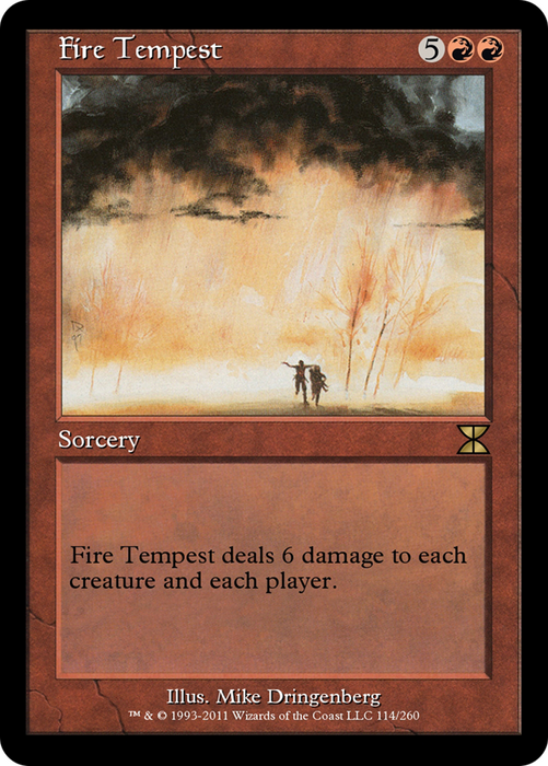 Fire Tempest (ME4-114) - rare - Foil