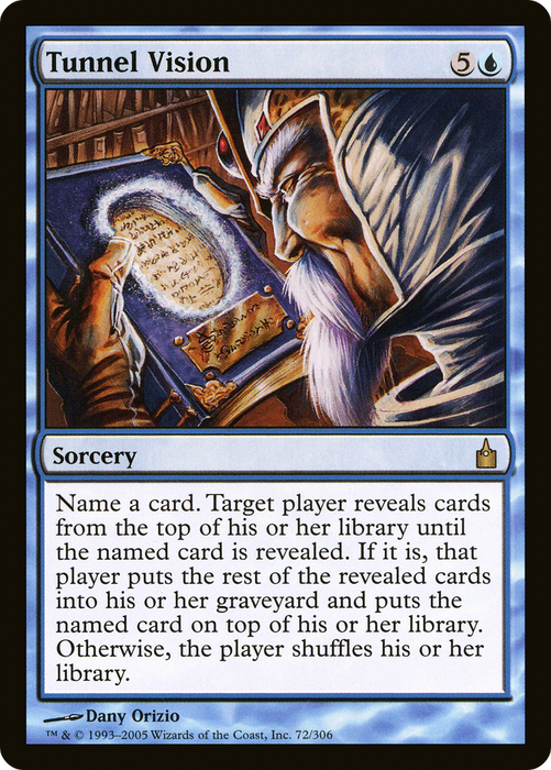 Tunnel Vision (RAV-072) - rare - Foil