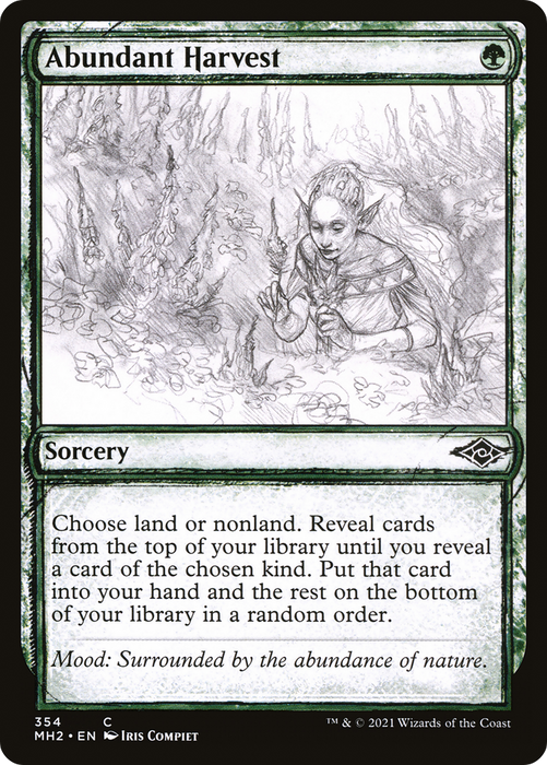 Abundant Harvest (MH2-354) - common: (Showcase) - Foil