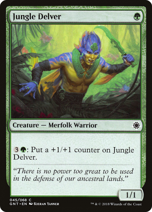 Jungle Delver (GNT-045) - common